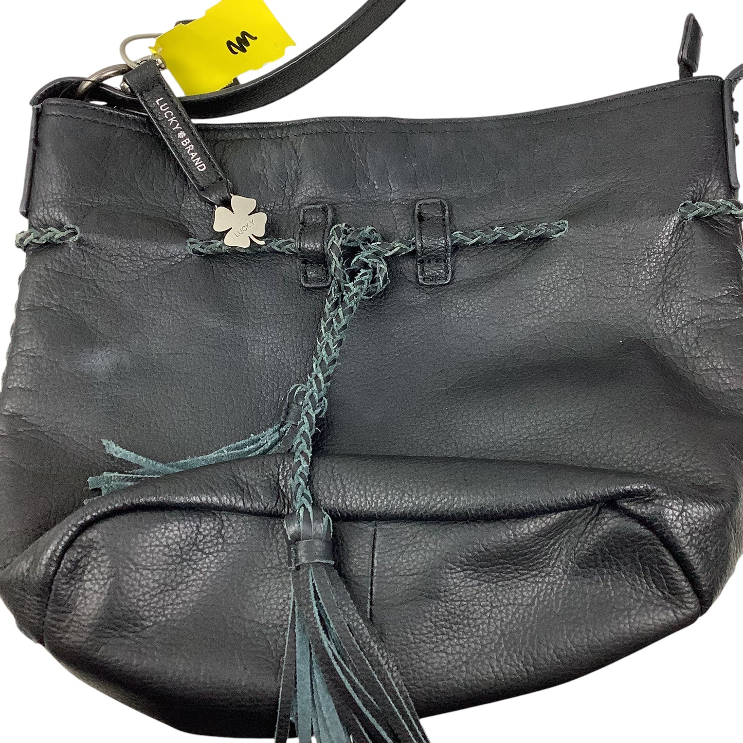 Crossbody Leather By Lucky Brand, Size: Medium