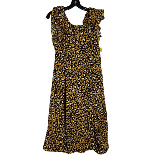 Dress Casual Midi By Who What Wear In Animal Print, Size: S