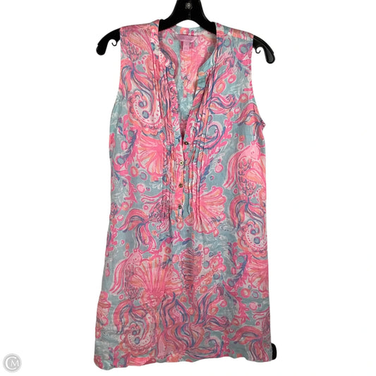 Dress Designer By Lilly Pulitzer In Blue & Pink, Size: S