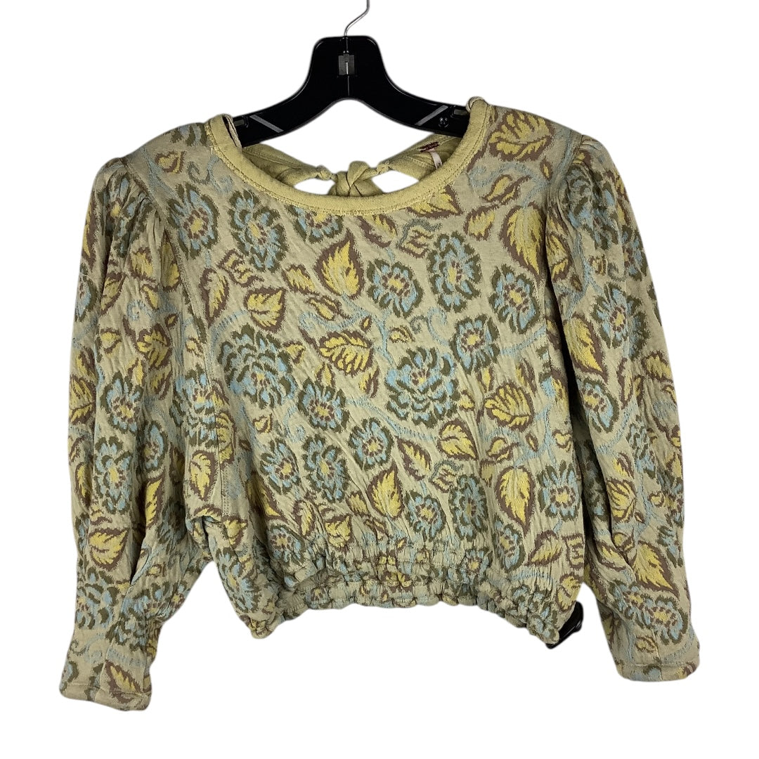 Top Long Sleeve By Free People In Green, Size: Xs