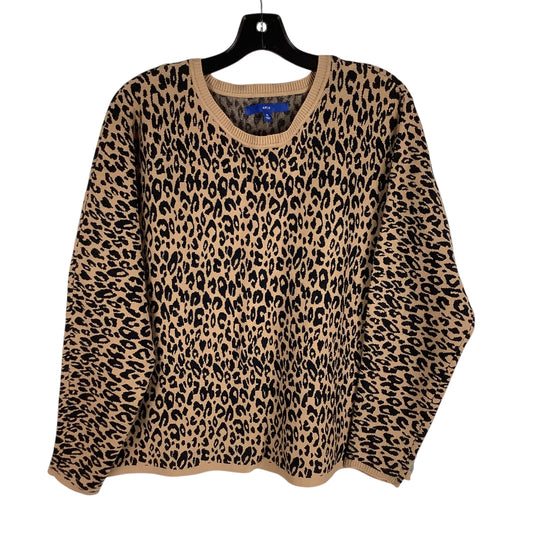 Sweater By Apt 9 In Animal Print, Size: Xl