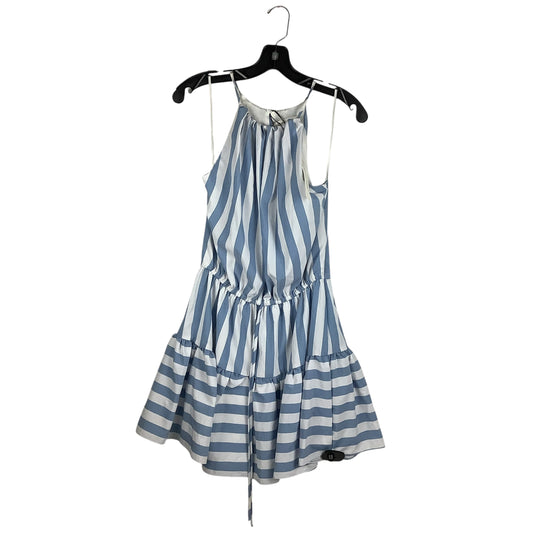 Dress Casual Short By Mustard Seed In Blue & White, Size: S