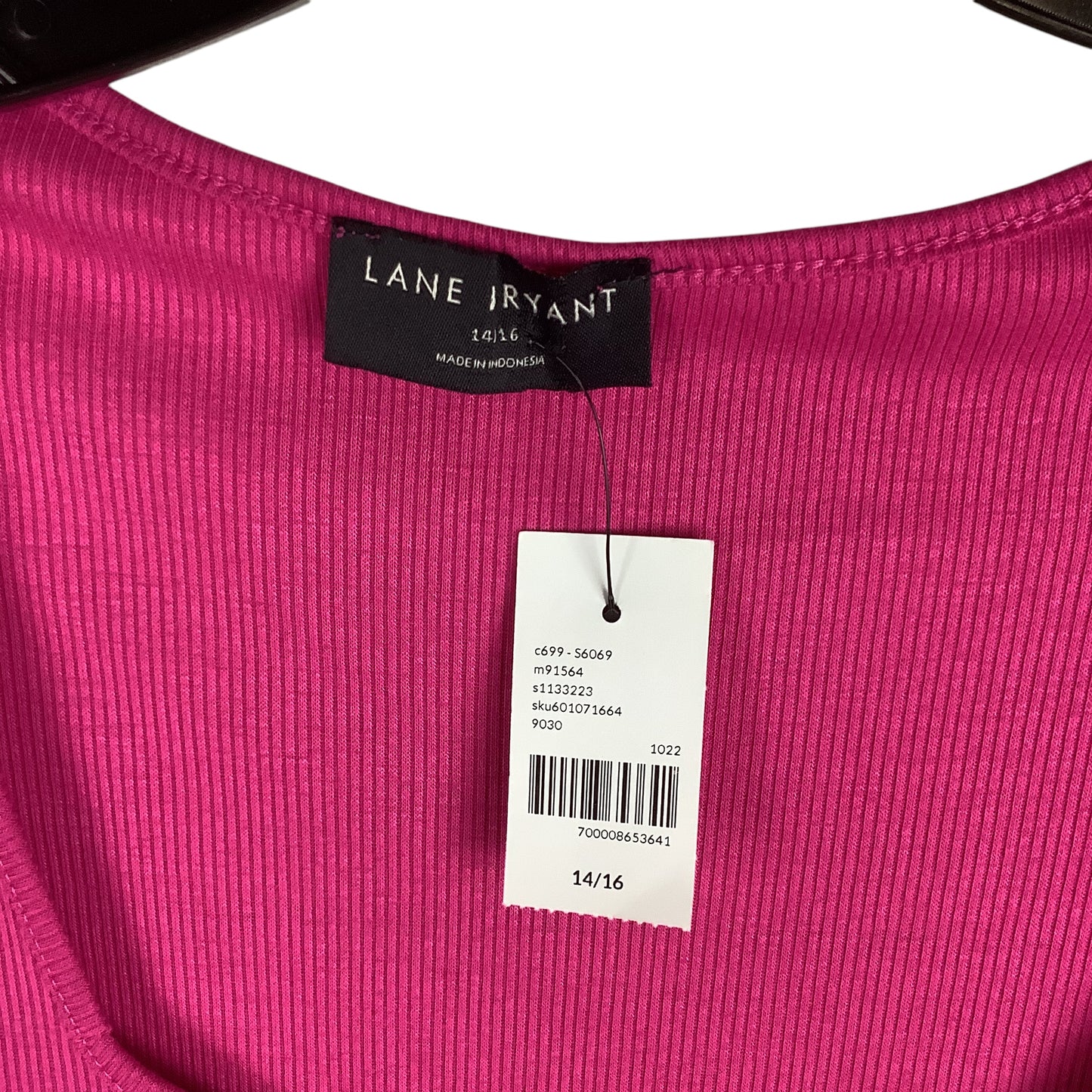 Top Long Sleeve By Lane Bryant In Pink, Size: Xl (14/16)