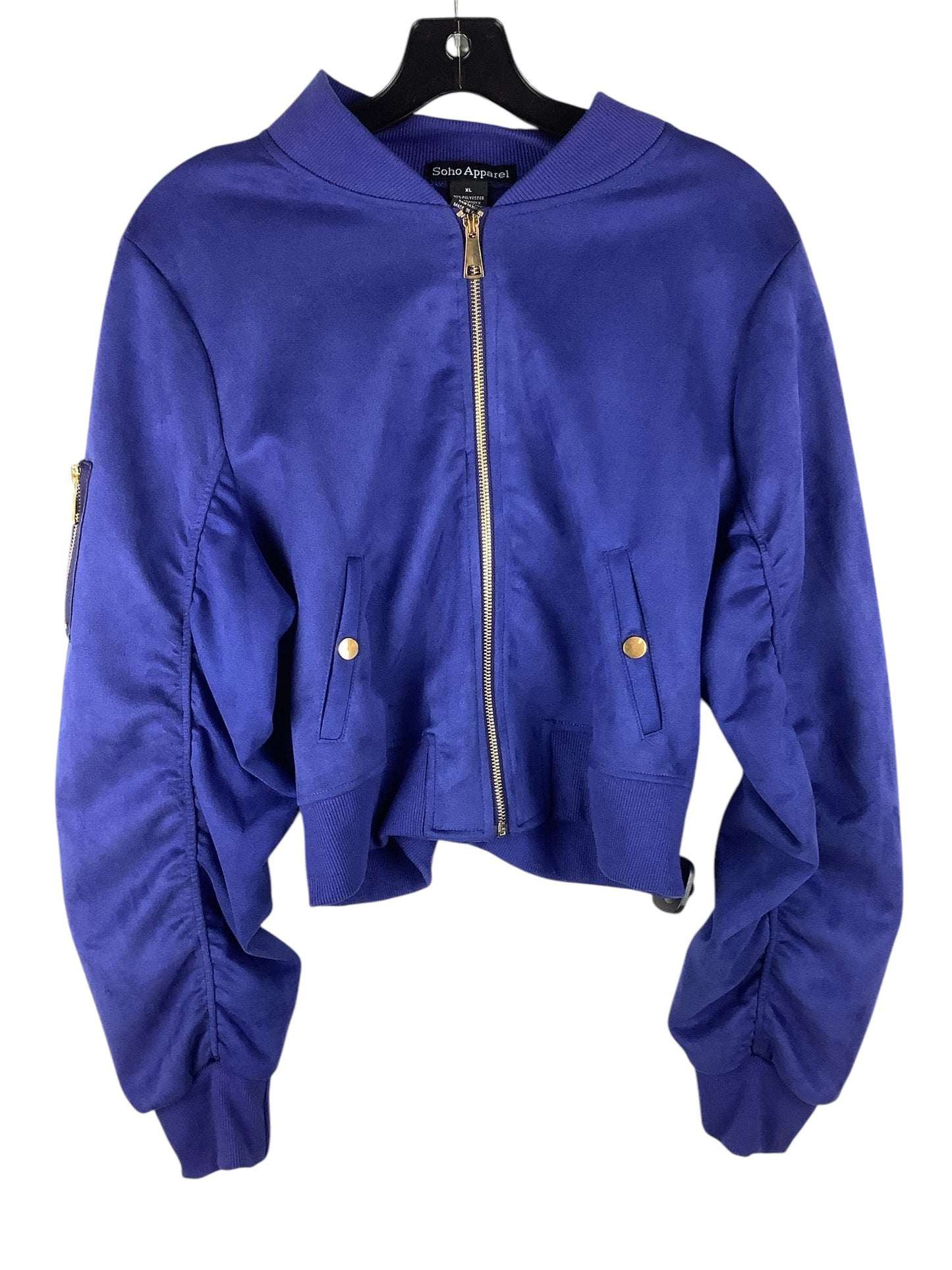 Jacket Other By Soho Design Group In Blue, Size: Xl