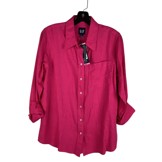 Top Long Sleeve By Gap In Pink, Size: S