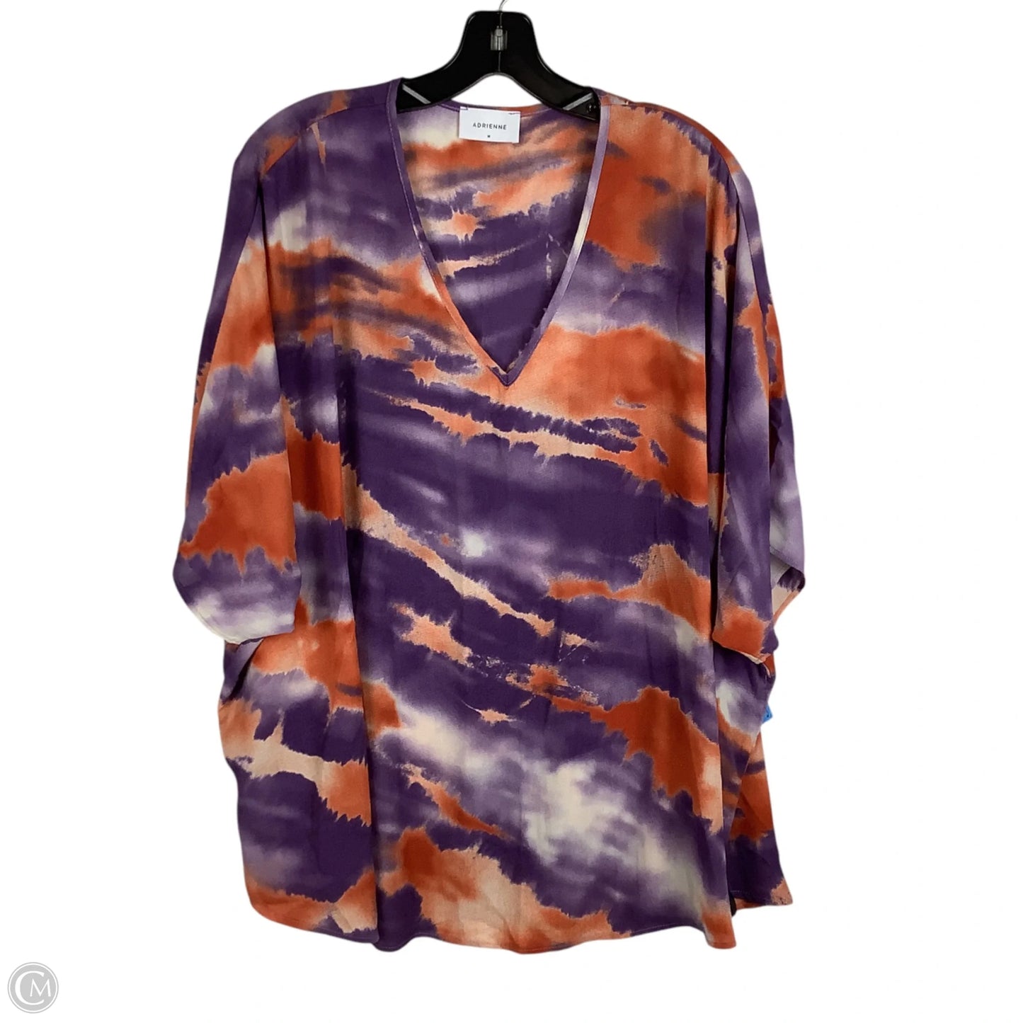 Kimono By Adrienne Vittadini In Orange & Purple, Size: M