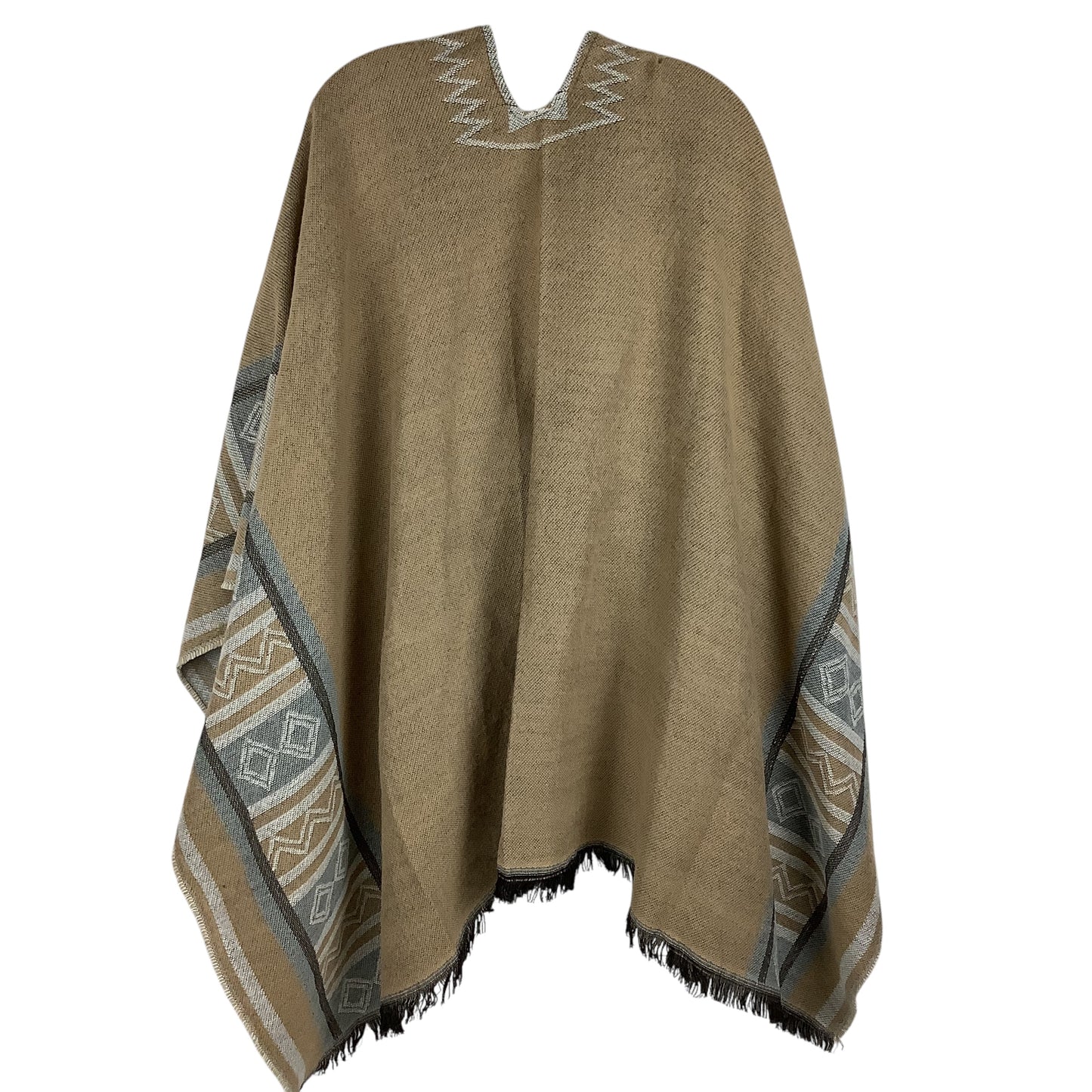 Shawl By Clothes Mentor In Brown, Size: Osfm