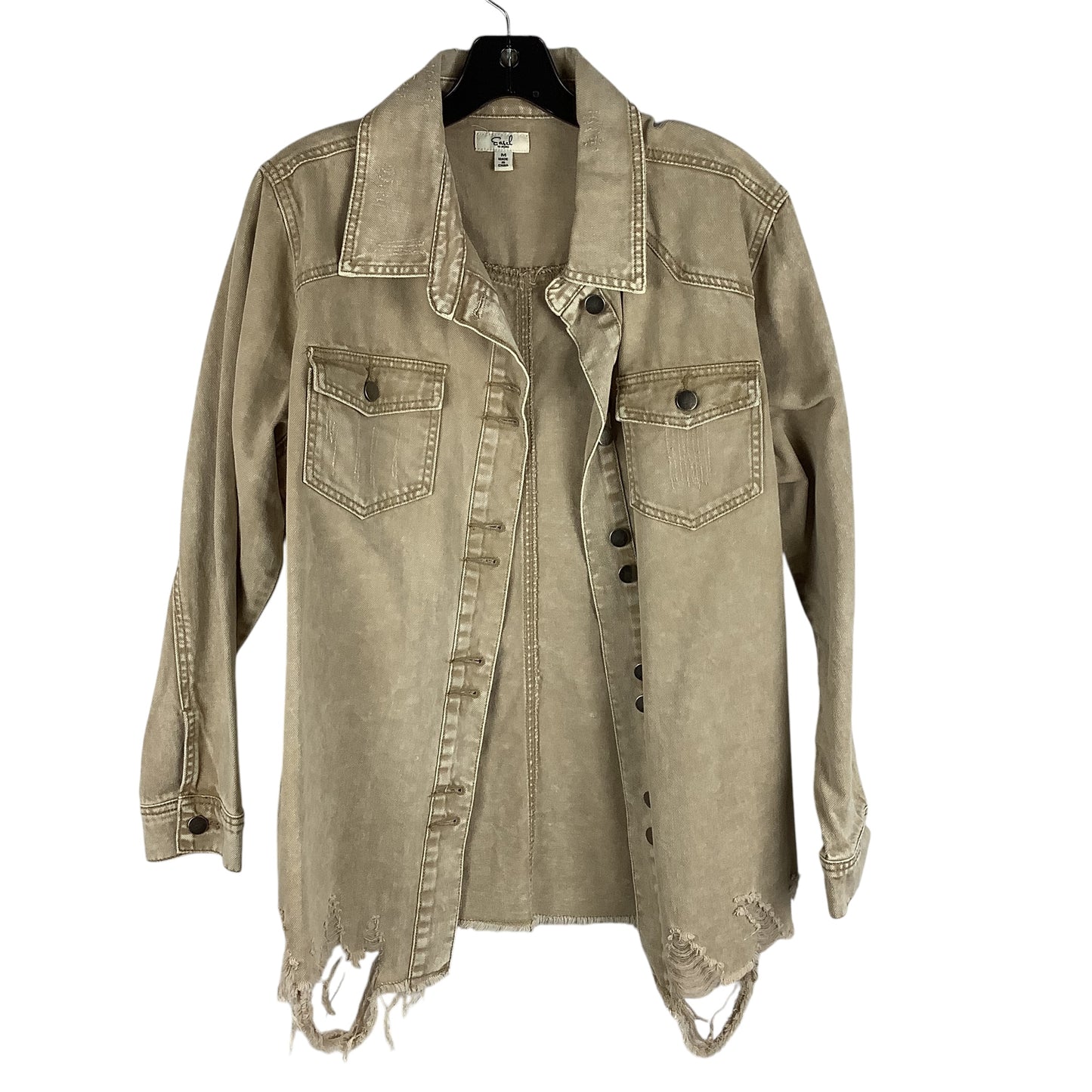 Jacket Other By Easel In Tan, Size: M