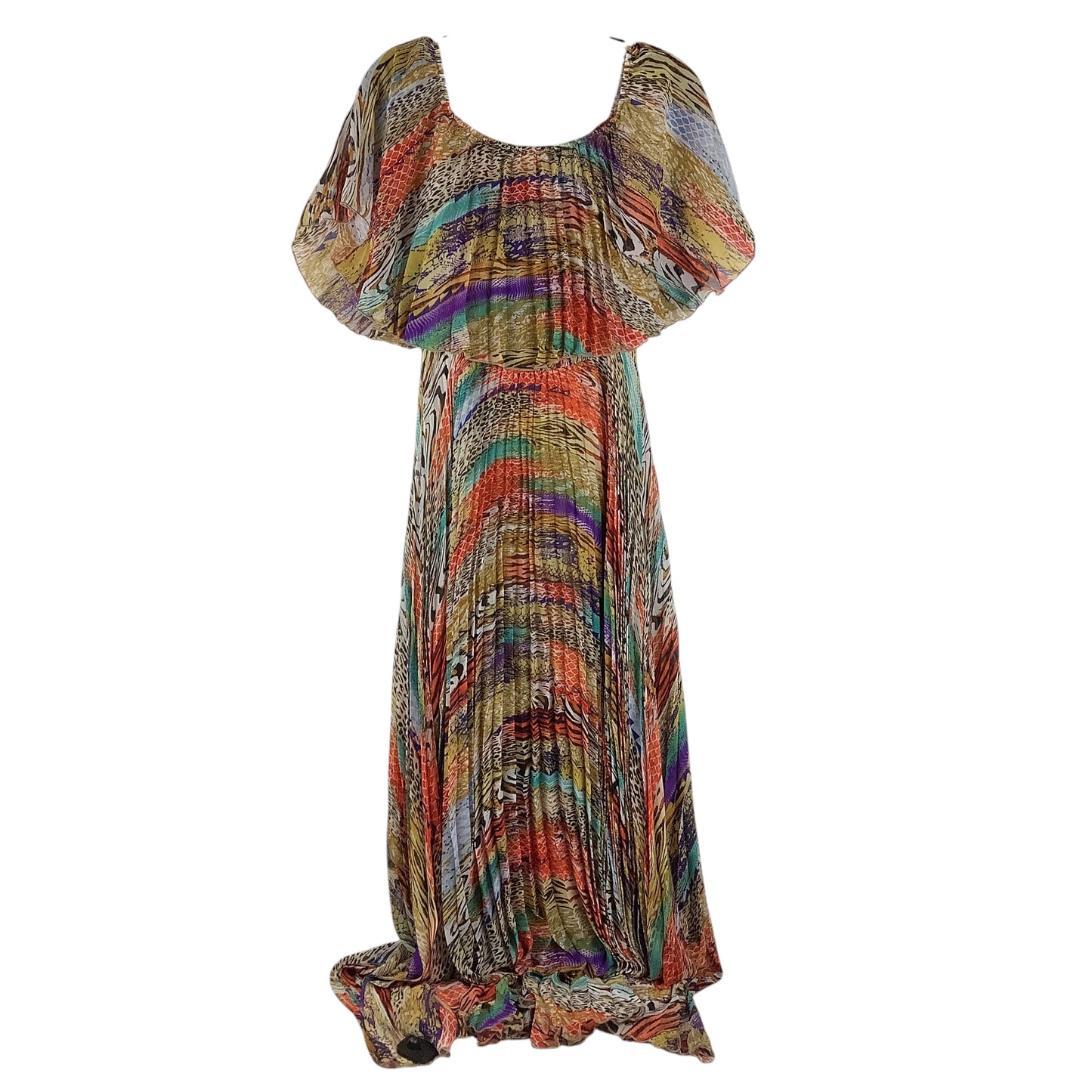 Dress Casual Maxi By Clothes Mentor In Multi-colored, Size: S