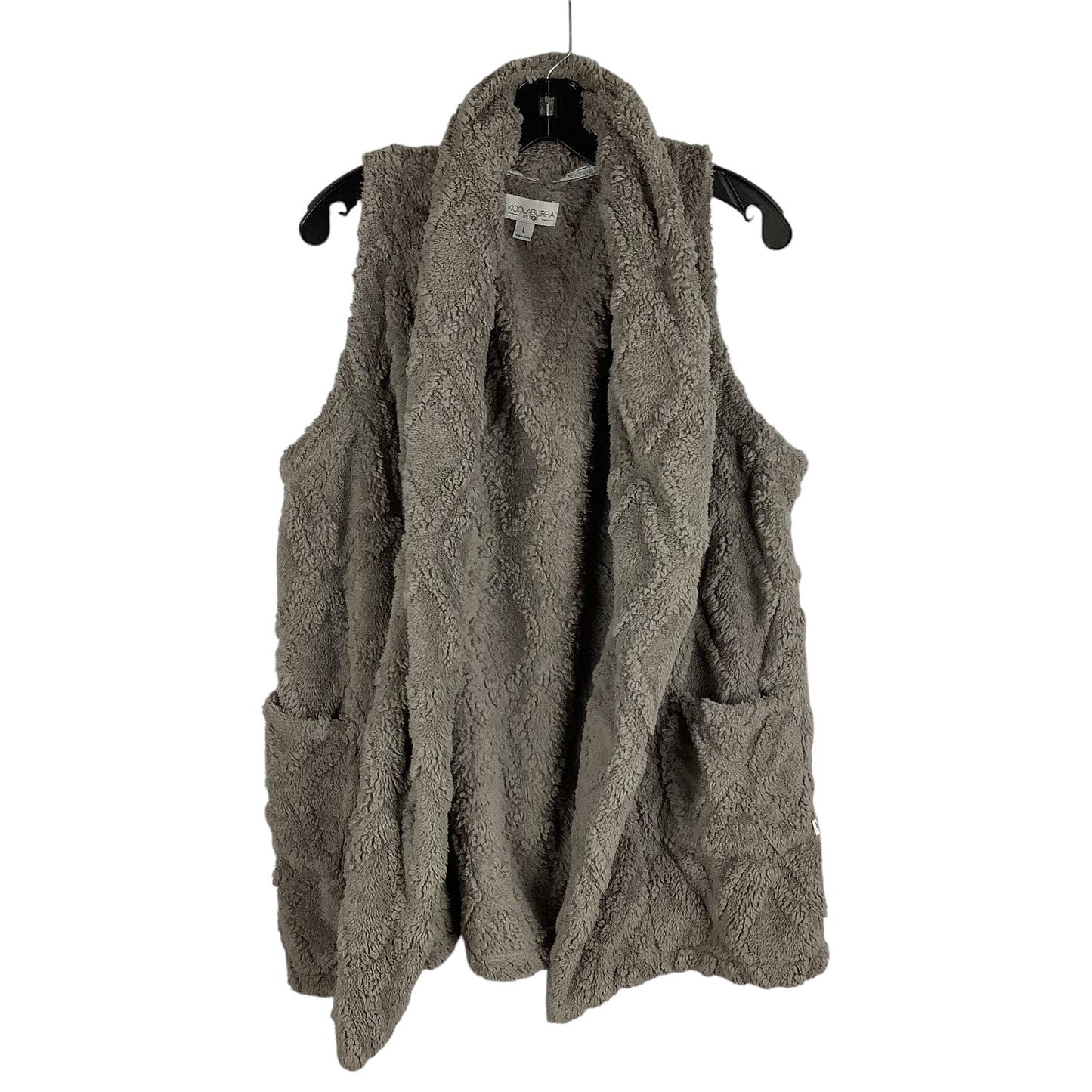 Vest Fleece By Koolaburra By Ugg In Grey, Size: L