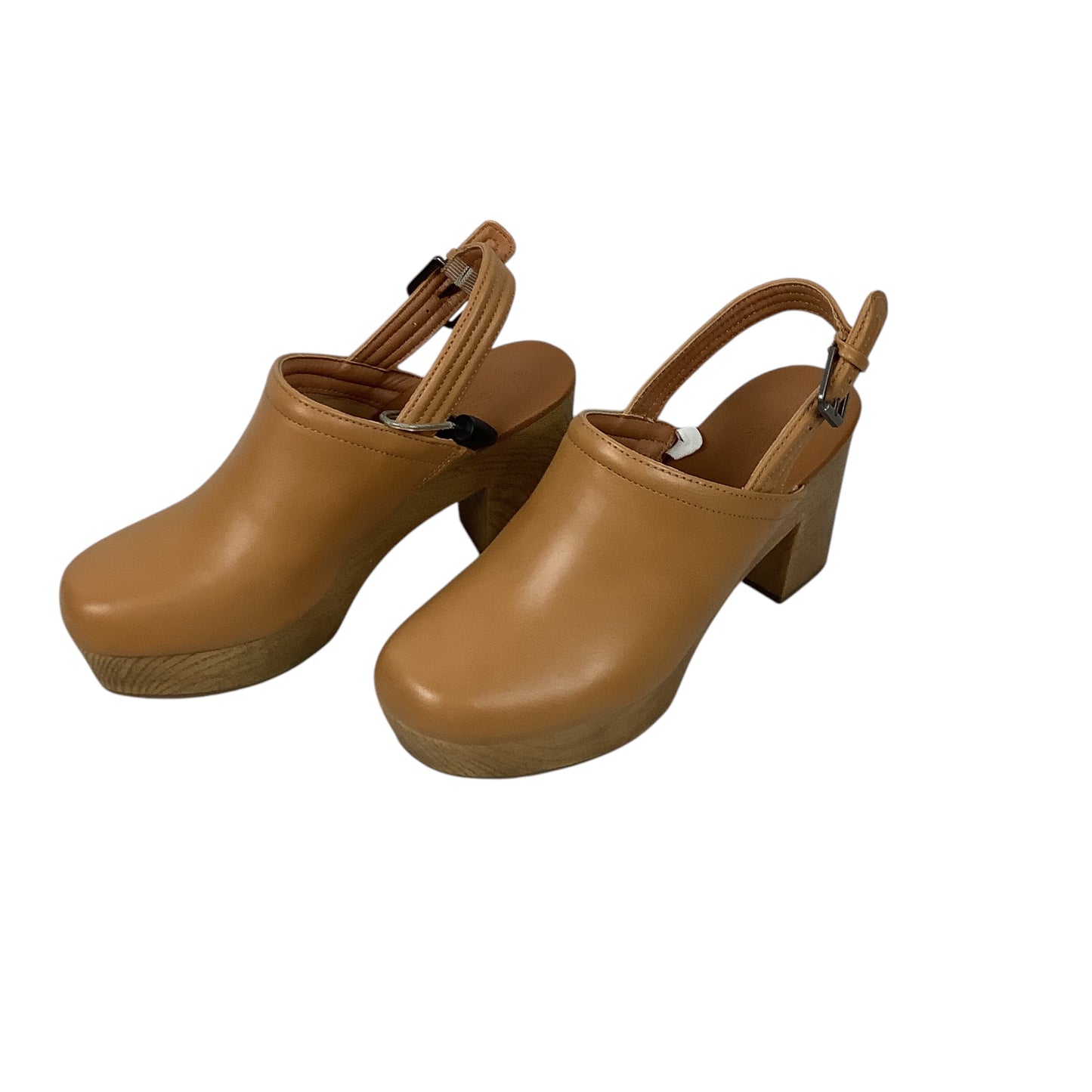 Shoes Heels Block By Universal Thread In Tan, Size: 8.5