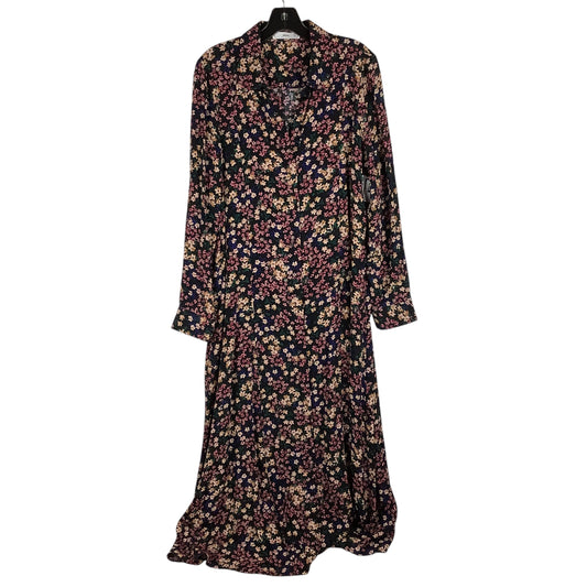 Dress Casual Maxi By Mng In Floral Print, Size: L