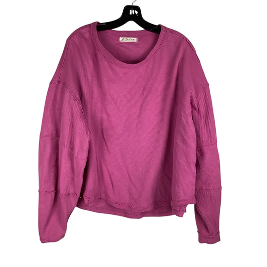 Top Long Sleeve By We The Free In Pink, Size: S