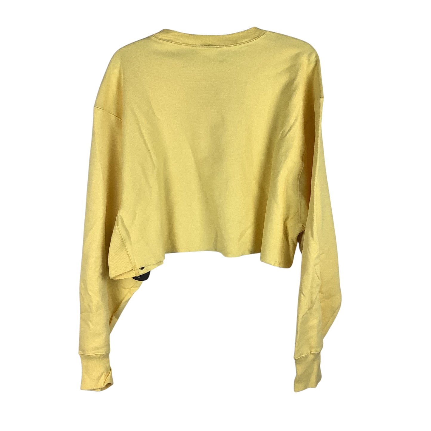 Sweatshirt Crewneck By Champion In Yellow, Size: Xl