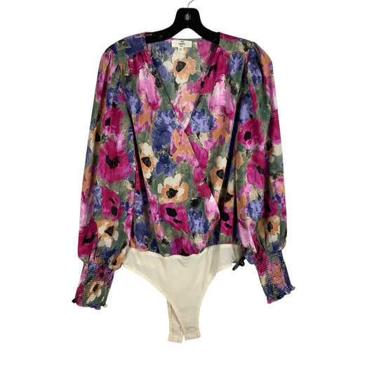 Top Long Sleeve By Entro In Multi-colored, Size: M