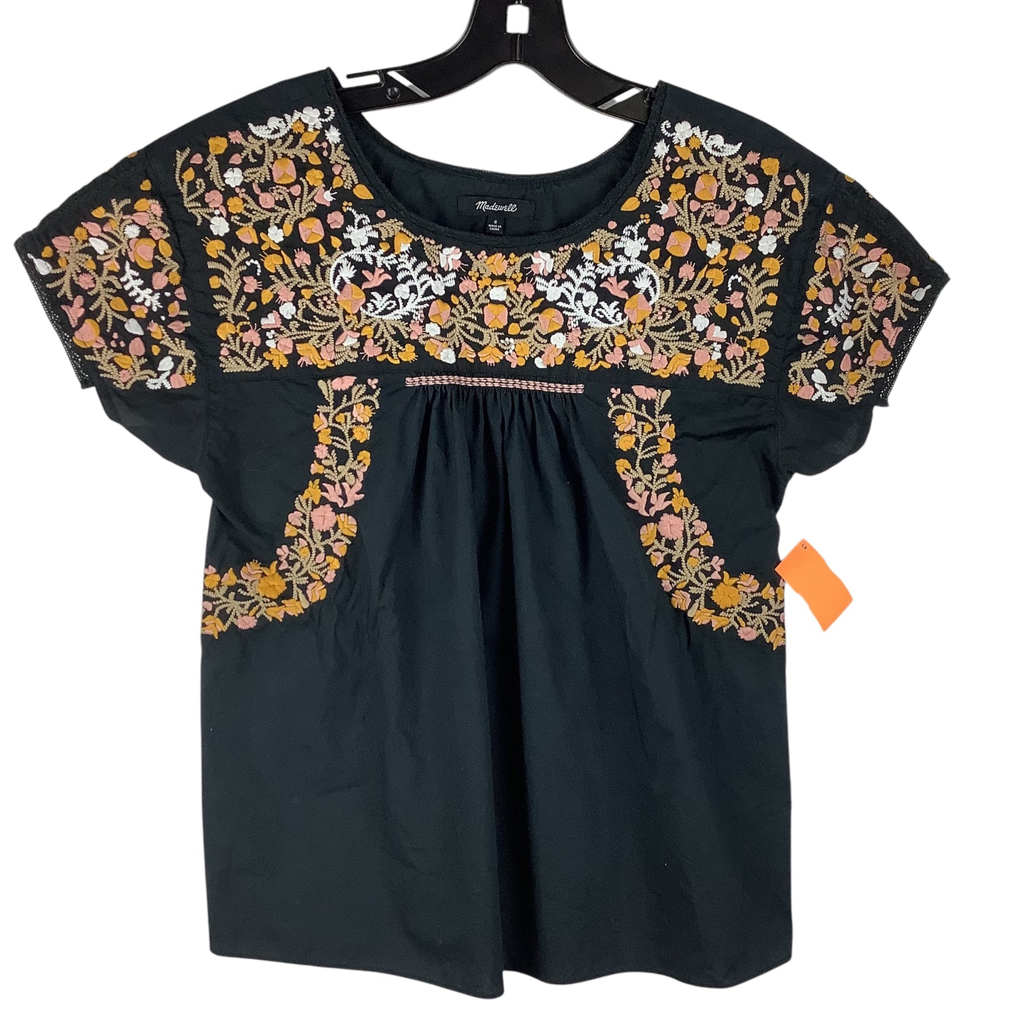 Top Short Sleeve By Madewell In Black, Size: S