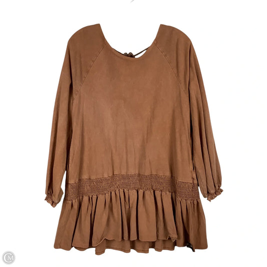 Dress Casual Short By Vestique In Orange, Size: S