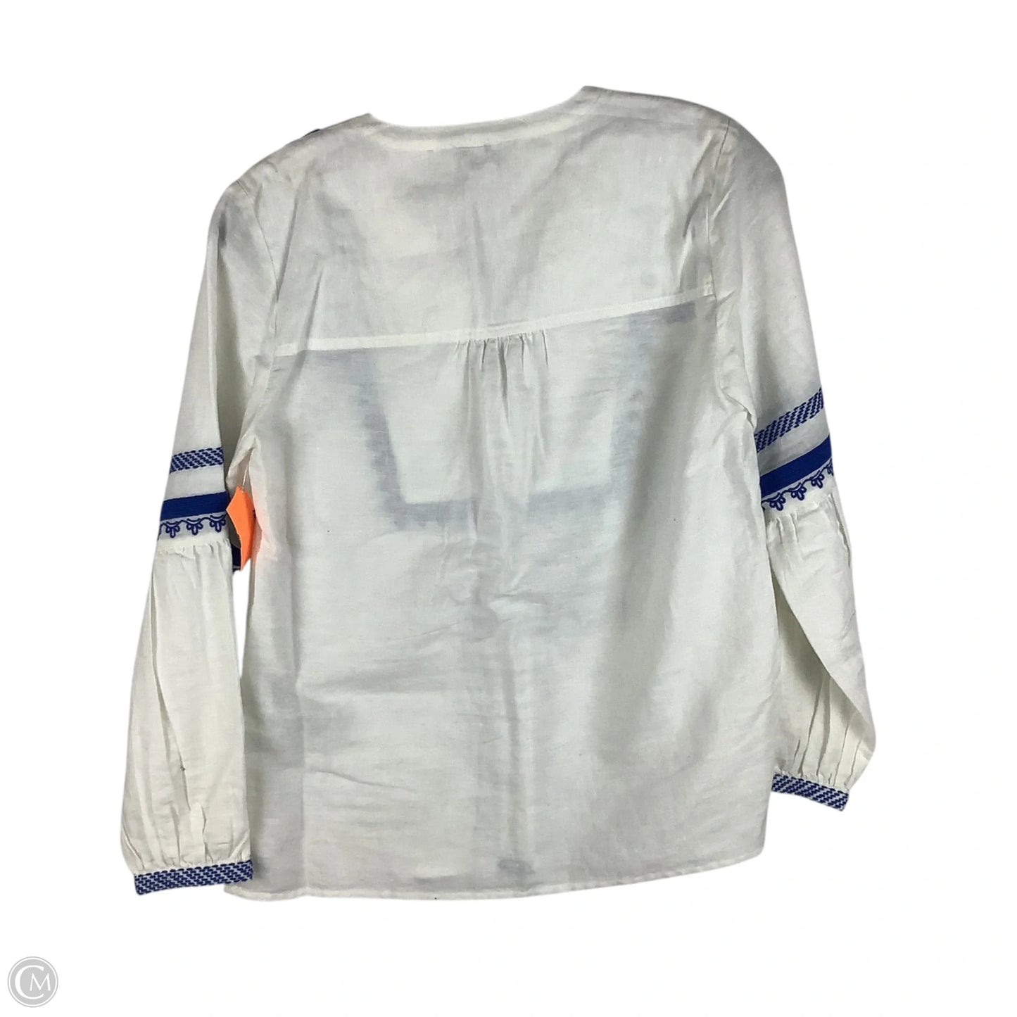 Top Long Sleeve By J. Crew In White, Size: 00