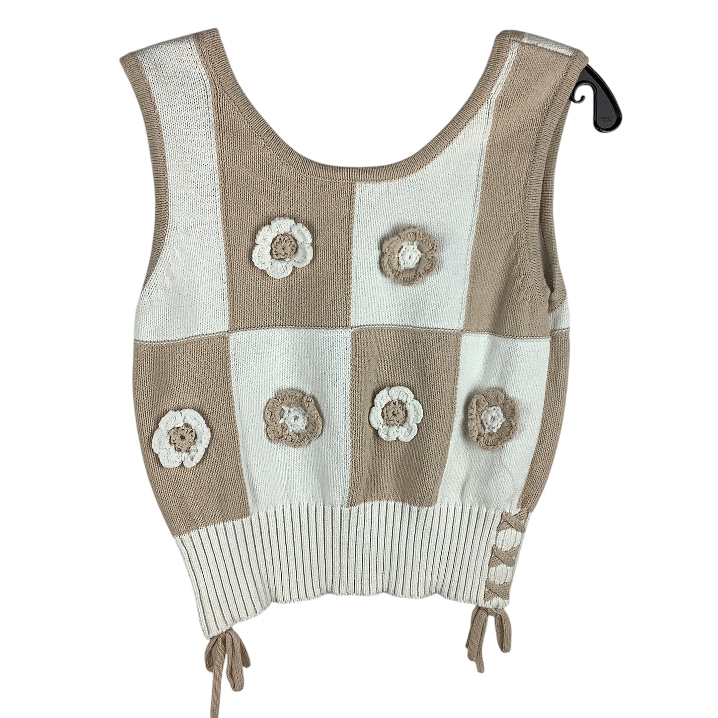 Vest Other By Clothes Mentor In Cream, Size: S