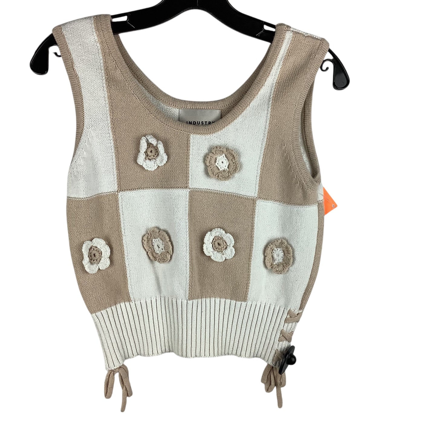 Vest Other By Clothes Mentor In Cream, Size: S