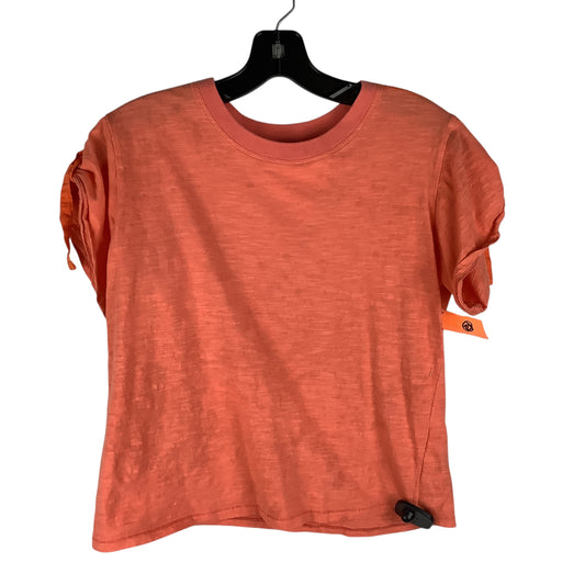 Top Short Sleeve By Maeve In Orange, Size: S