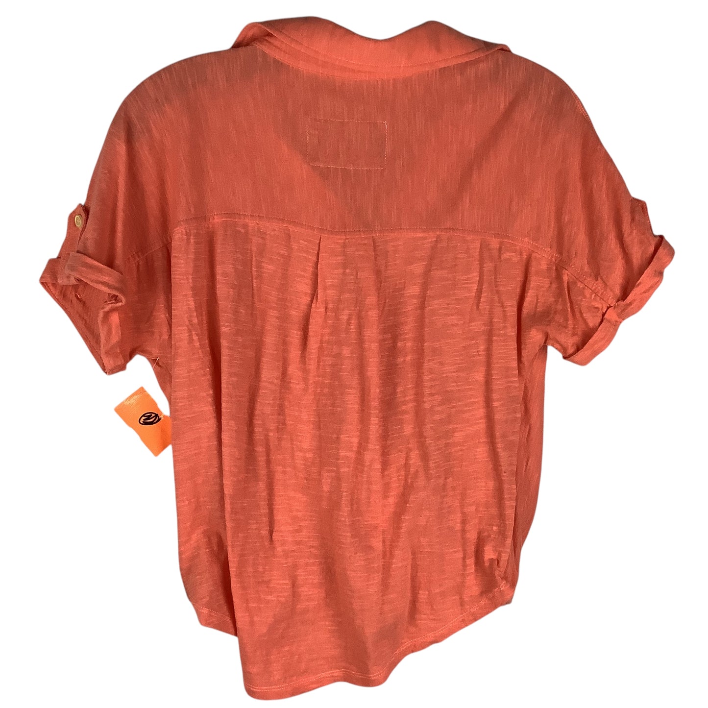 Top Short Sleeve By Maeve In Orange, Size: S