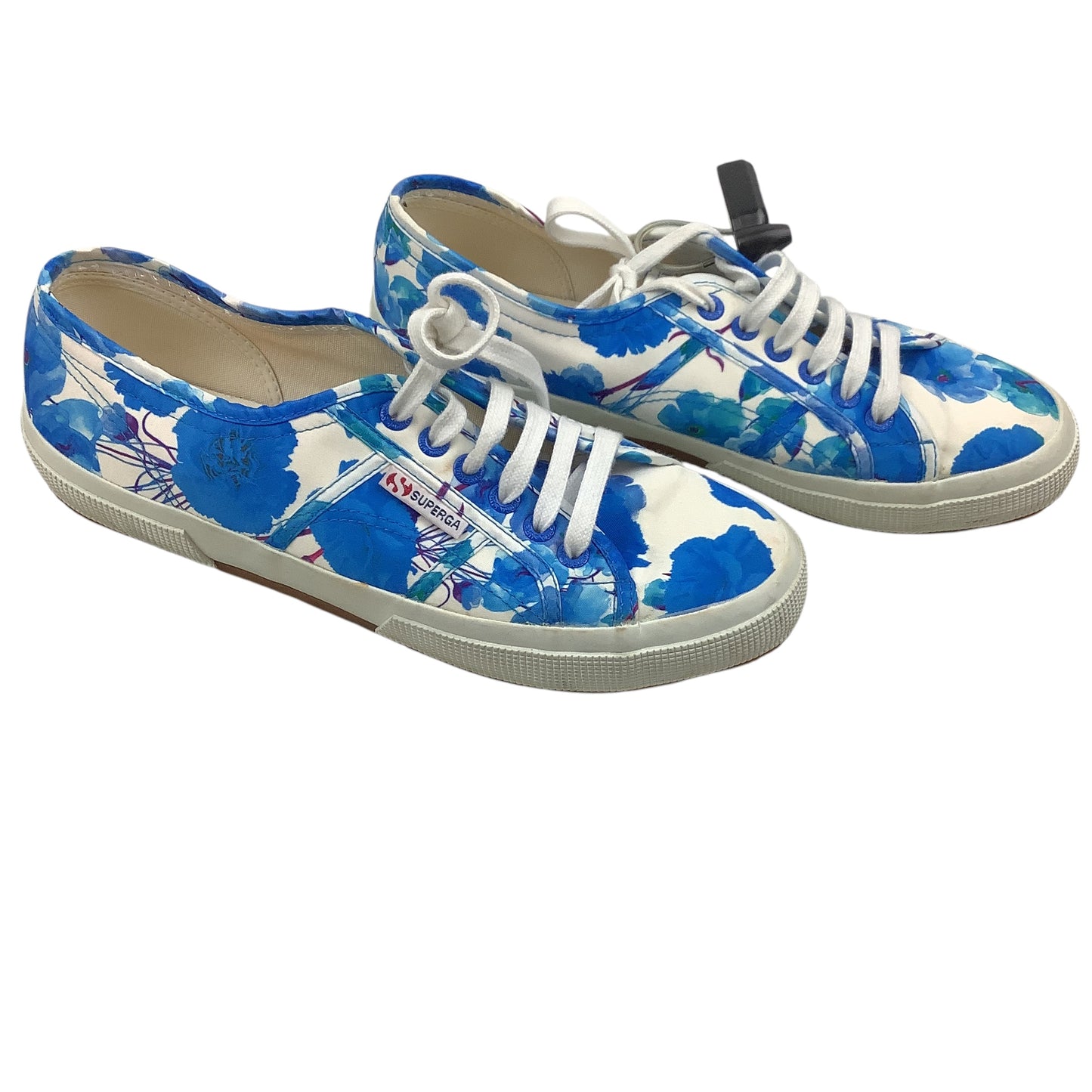 Shoes Sneakers By Superga In Blue, Size: 9.5