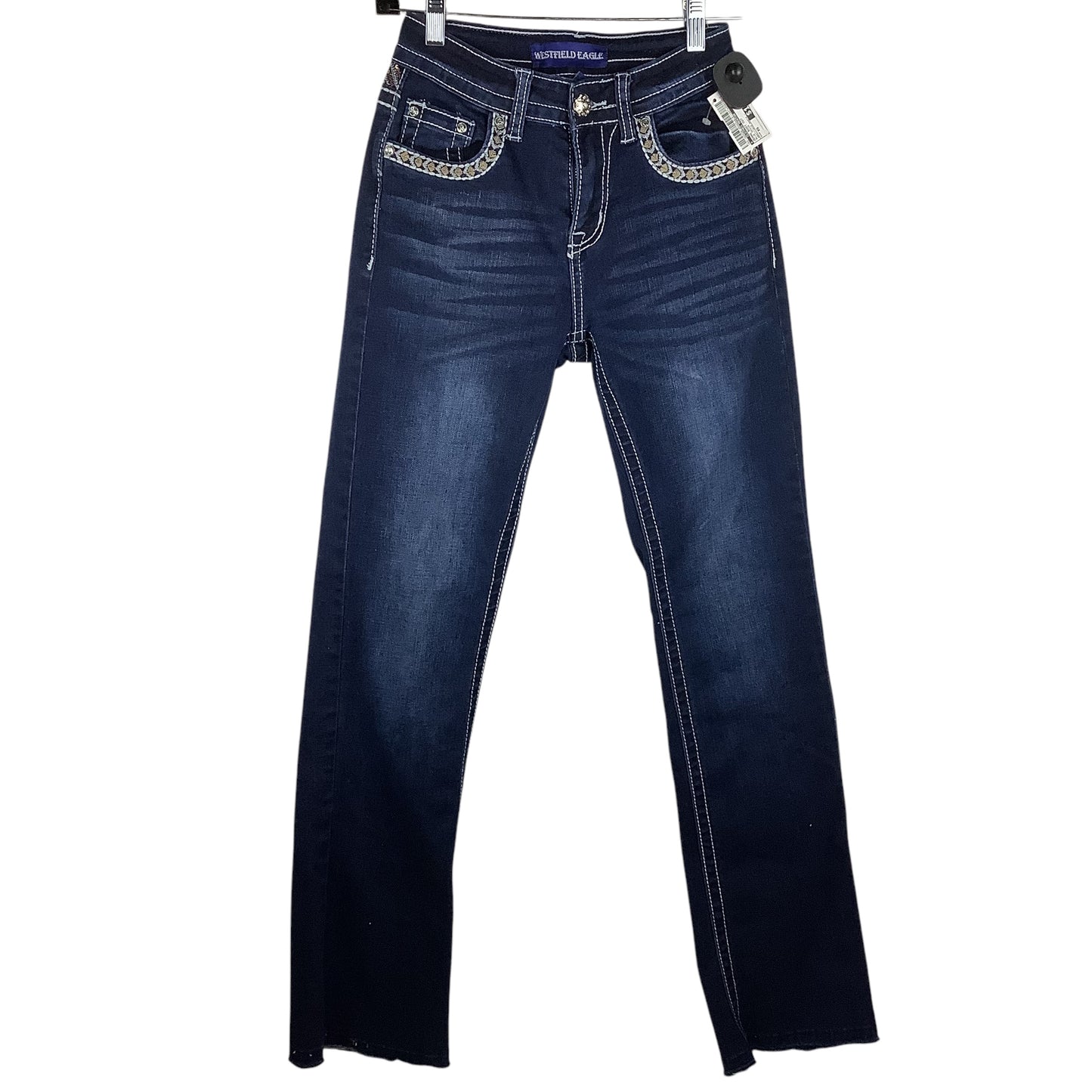 Jeans Boot Cut By Clothes Mentor In Blue Denim, Size: Xs