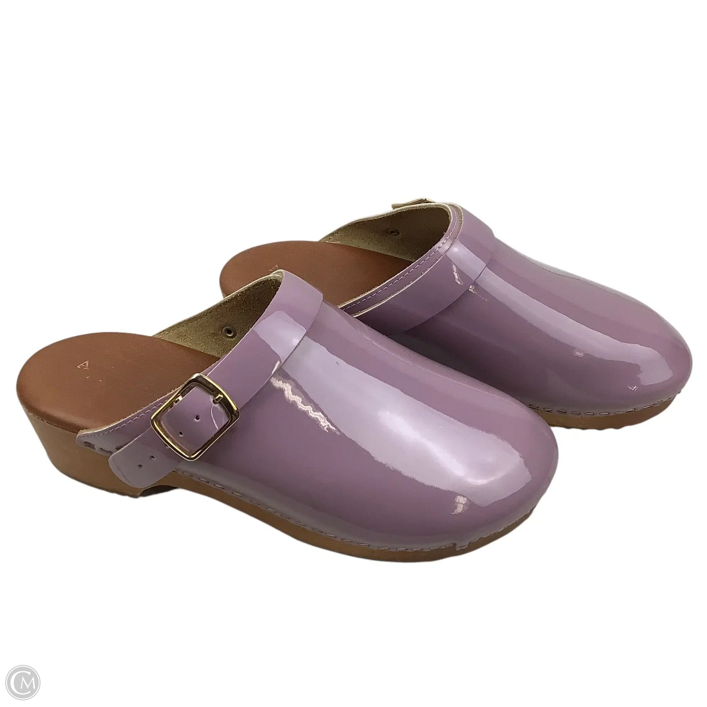 Shoes Heels Block By Anthropologie In Purple, Size: 6.5/37