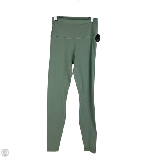 Athletic Leggings By Lululemon In Green, Size: 4