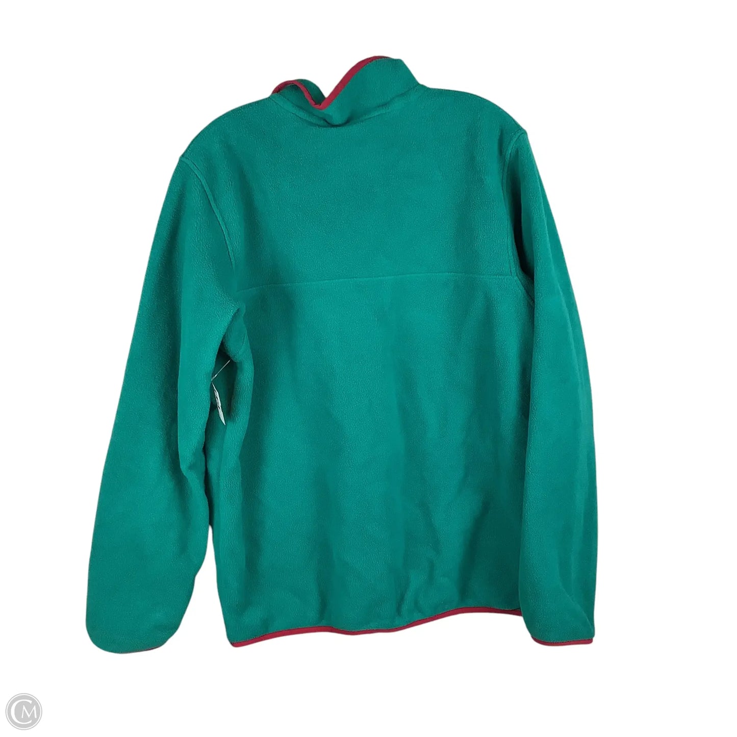 Jacket Fleece By Patagonia In Teal, Size: L