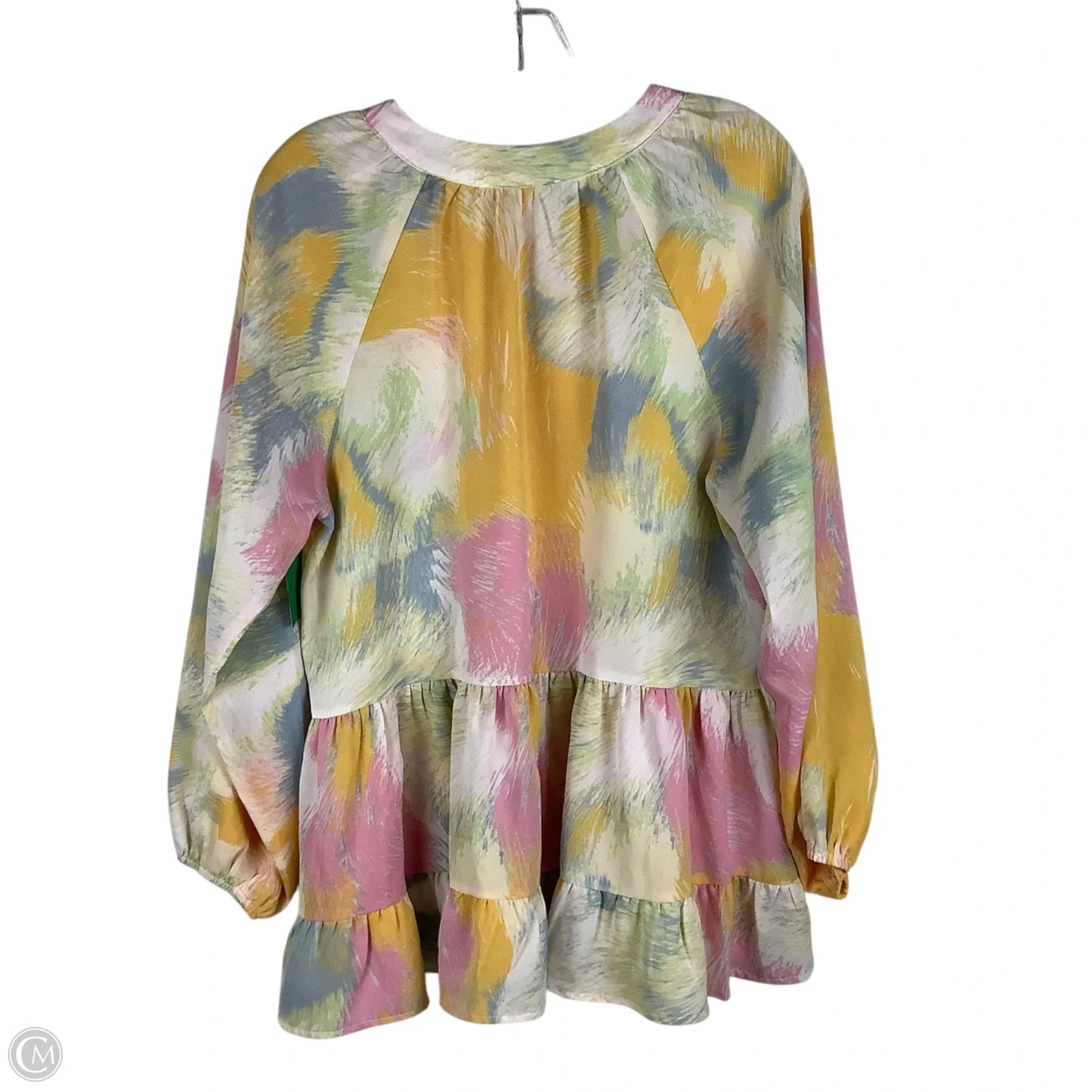 Top Long Sleeve By Entro In Multi-colored, Size: M