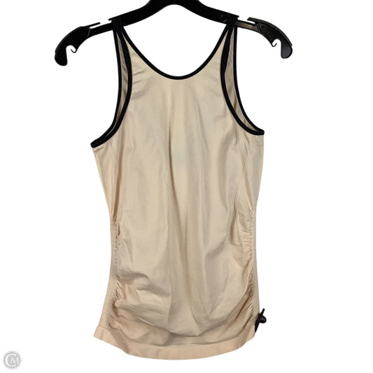 Athletic Tank Top By Lululemon In Cream- Estimated size 4