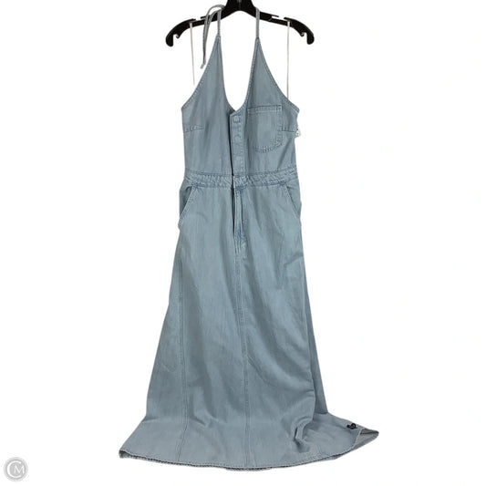 Dress Casual Maxi By Universal Thread In Blue Denim, Size: 10