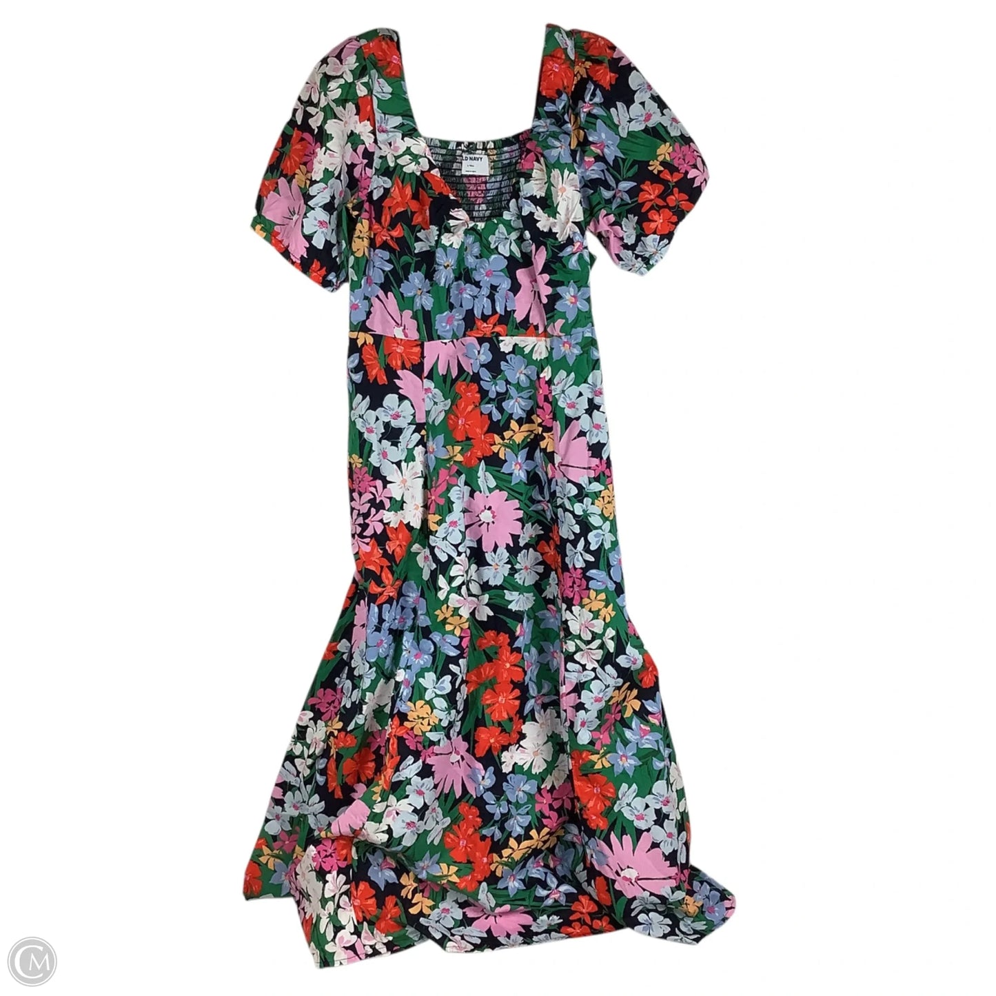 Dress Party Midi By Old Navy In Floral Print, Size: L tall