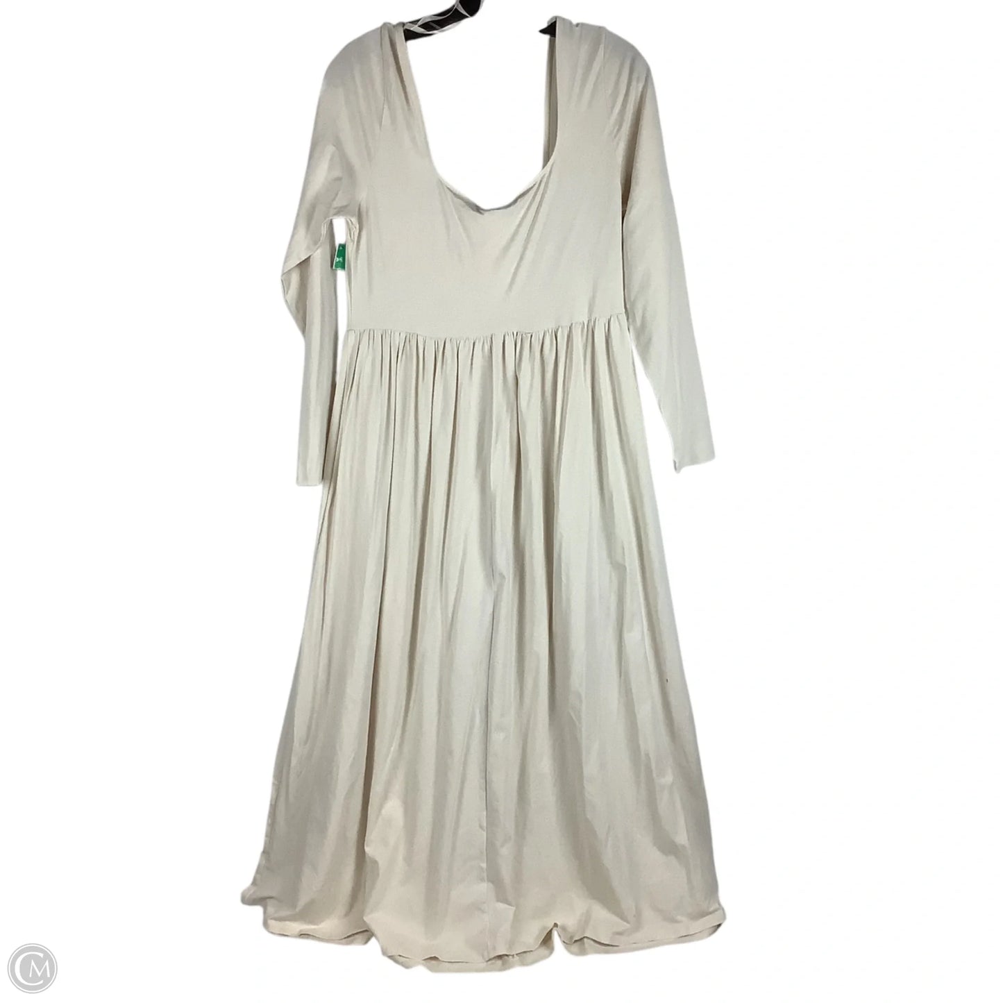 Dress Casual Maxi By Clothes Mentor In Cream, Size: L