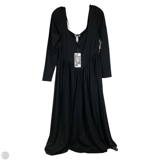 Dress Casual Maxi By Clothes Mentor In Black, Size: L