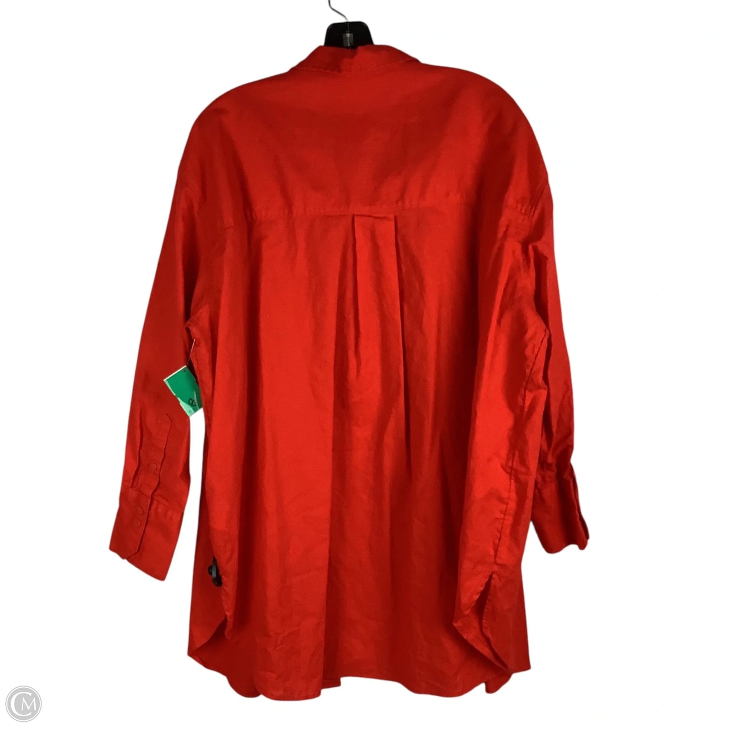 Top Long Sleeve By H&m In Red, Size: M