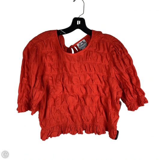 Top Short Sleeve By Clothes Mentor In Red, Size: L