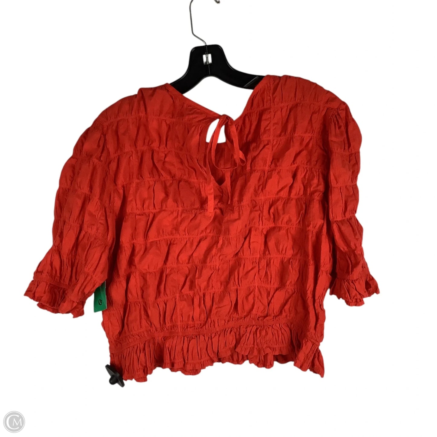 Top Short Sleeve By Clothes Mentor In Red, Size: L