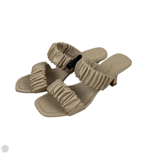 Sandals Heels Kitten By Seychelles In Tan, Size: 7