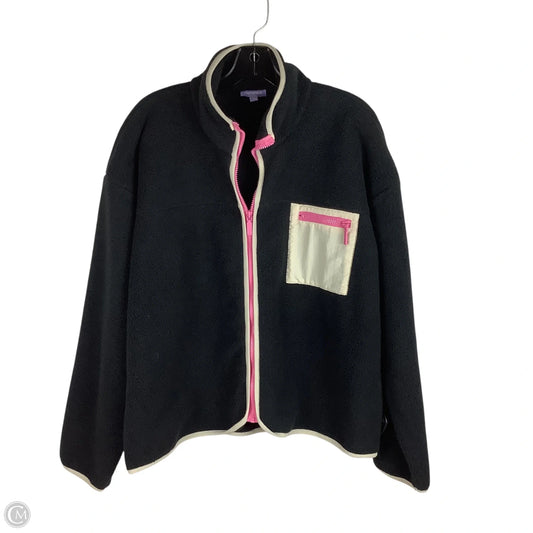 Jacket Fleece By Clothes Mentor In Black, Size: Xl