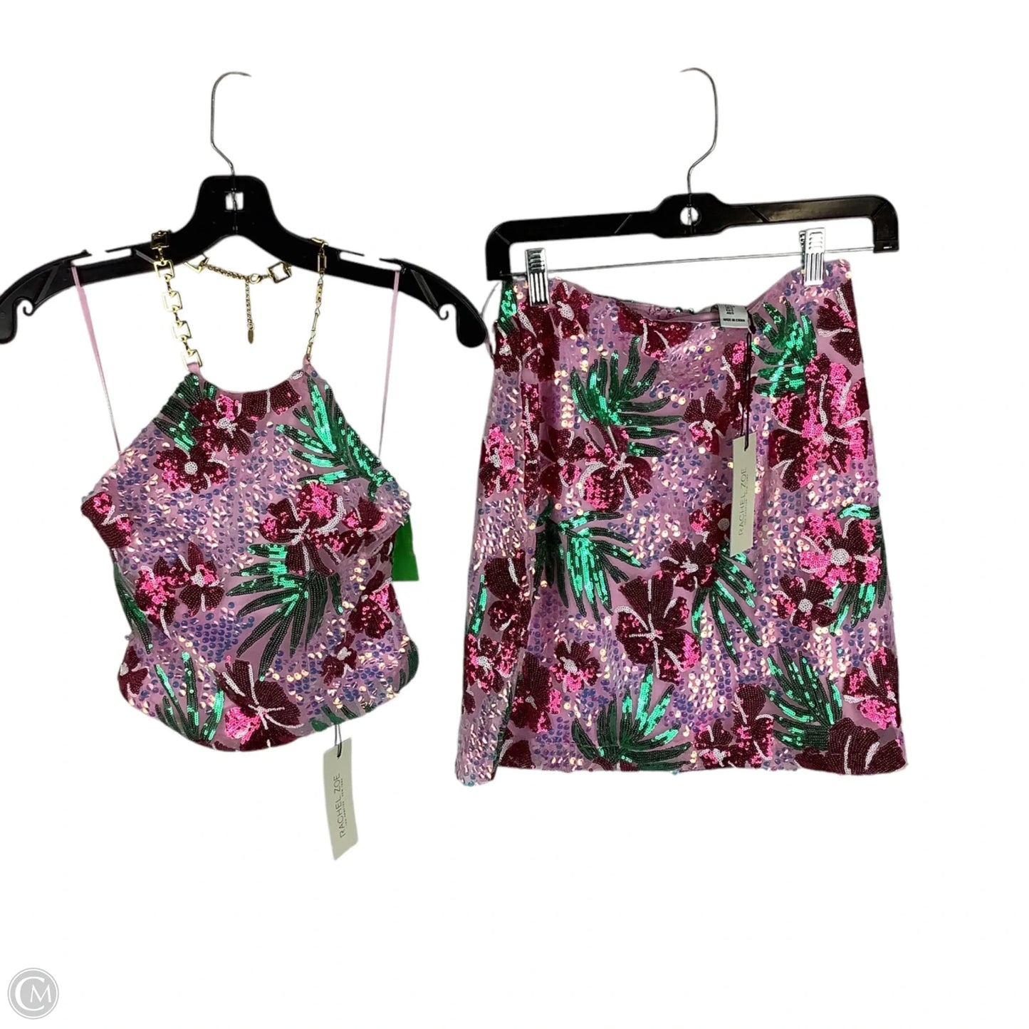 Skirt Set 2pc By Rachel Zoe In Pink, Size: S