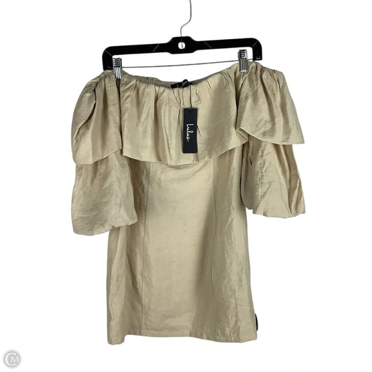 Dress Party Short By Lulus In Tan, Size: M
