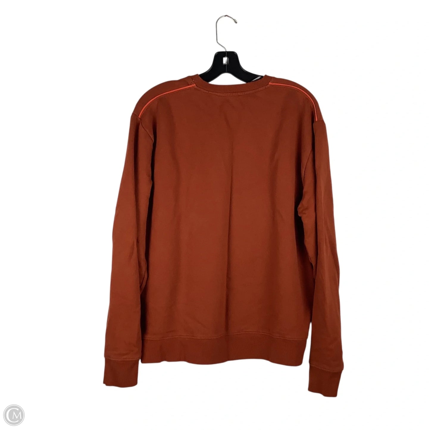 Sweatshirt Crewneck By Clothes Mentor In Orange, Size: M