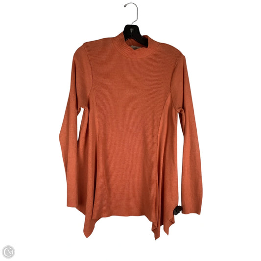 Top Long Sleeve By T.la In Orange, Size: Xs