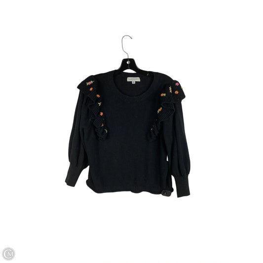 Sweater By Something Navy In Black, Size: S