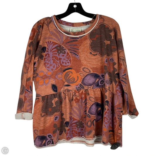 Sweatshirt Crewneck By Saturday/sunday In Orange, Size: Xs