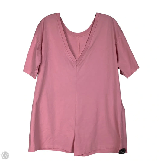 Romper By Clothes Mentor In Pink, Size: S