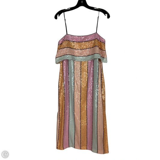 Dress Party Midi By Gianni Bini In Orange & Pink, Size: 2